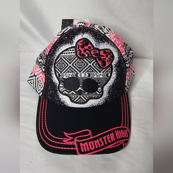 monster high Other - Monster High Monster Chic Hat Target Exclusive Snapback Skullette Fair Isle Rare